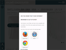 Tablet Screenshot of malmostadsteater.se